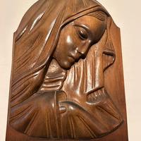 Scultura icona capoletto Madonna