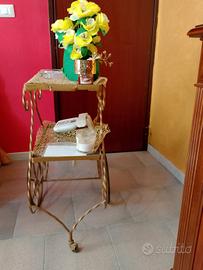 carelllino portavivande vintage due piani 