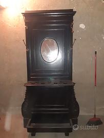 Modernariato Mobile appendiabiti in legno con spec