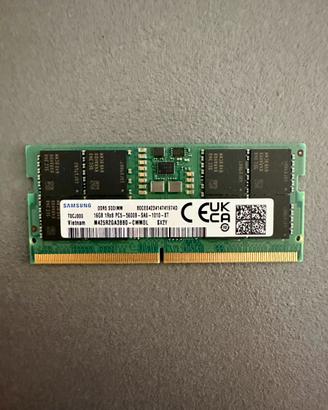 RAM DDr5 16Gb x NoteBook