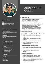 Operaio / Lavapiatti / Magazziniere