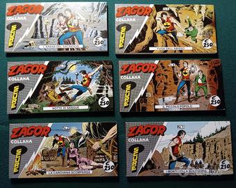 ZAGOR COLLANA SCURE serie completa 1/6 Bonelli