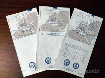Carte Aeronautiche anni '90 Europe/Africa/Mid East