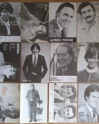 43 Schede foto fotocard Modelli/Attori/Cantanti