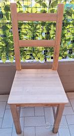 Sedia Ivar, Ikea in legno di pino