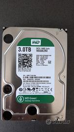 Hard Disk WD Green 3 TB 64MB cache 3,5"