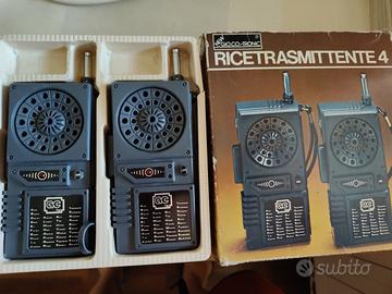 Coppia Walkie Talkie Vintage GC Gio.Co-Tronic