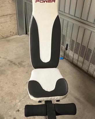 High Power Panca Fitness Nero/Bianco