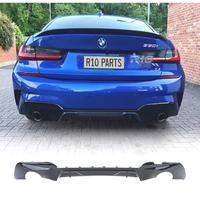 DIFFUSORE BMW G20 G21 18- LOOK M-TECH NERO LUCIDO