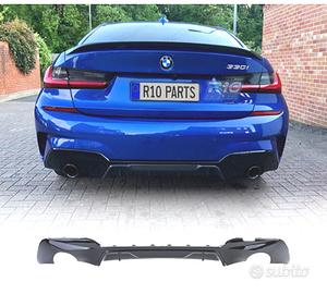 DIFFUSORE BMW G20 G21 18- LOOK M-TECH NERO LUCIDO
