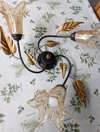 Lampadario a 3 bocce