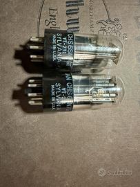 Valvole Sylvania CHS  6sn7 GT METCHED Nos