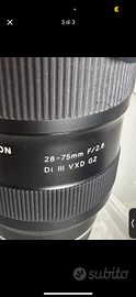 Tamron 28/75 g2 2.8  emount