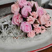 bouquet di fuori finti fatti a mano