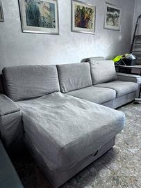 Divano letto color beige