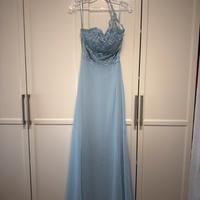Abito da cerimonia Azzurro Polvere
