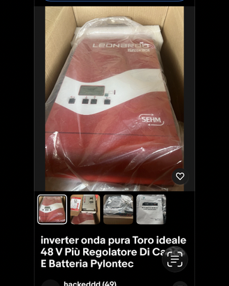 Inverter Leonardo pro X più wr30