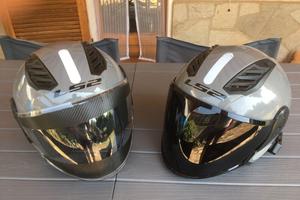 Coppia caschi jet+interfoni