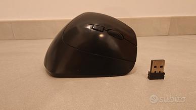 Mouse wireless verticale ergonomico