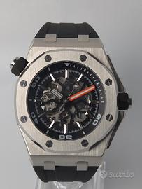 orologio scheletrato automatico. cassa da 42 mm