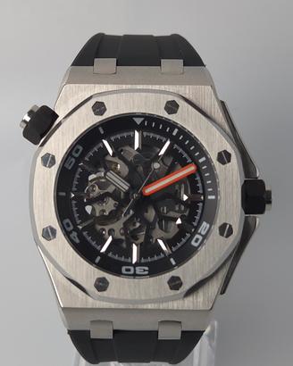 orologio scheletrato automatico. cassa da 42 mm