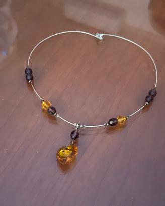 Collana con ciondolo a cuore