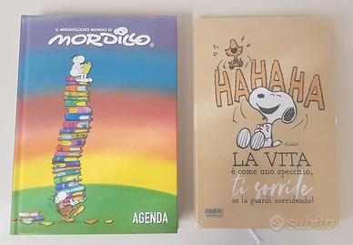 agenda mordillo e taccuino snoopy peanuts