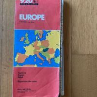 Carta stradale Michelin Europa 1981