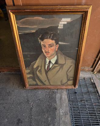 Dipinto antico Ritratto Maschile - Ottavio