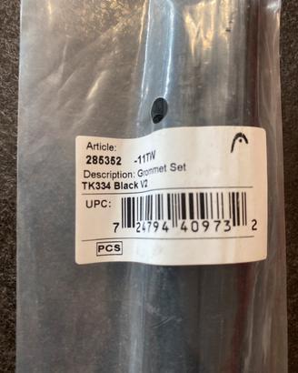 Grommet set  -passacorde copritesta prestige head