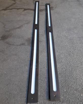 Mascherina in ottone copri led/neon da incasso