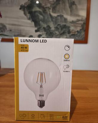 Lampadina LED IKEA LUNNOM E27 470lm 2200K