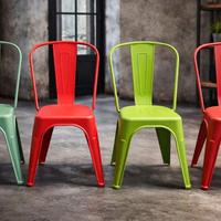 SEDIA POLIPROPILENE COLORATA BAR PIZZERIA BISTROT