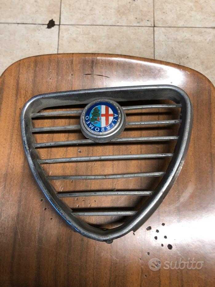 2 STEMMA ALFA ROMEO LOGO FREGIO 74mm COFANO ANTERIORE POSTERIORE EMBLEMA