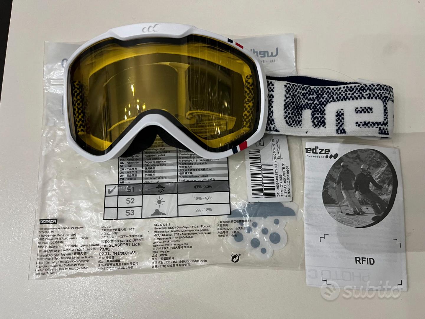 Neve Decathlon Wedze Maschera Sci Maschera Sci, Snowboard E