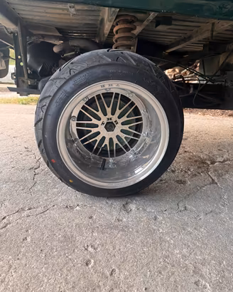 Coppia Cerchi Lega Larga THR per Piaggio Ape 50