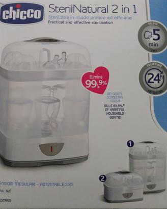 Chicco Sterilnatural Sterilizzatore 2-1