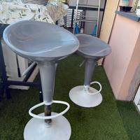 Coppia di sgabelli moderni