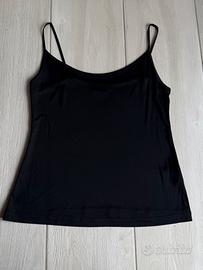 Top nero con spalline Max&Co