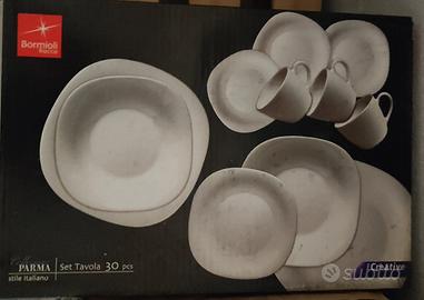 set tavola piatti + tazze 30pz Bormioli Rocco 