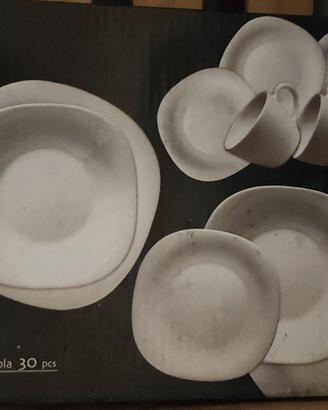 set tavola piatti + tazze 30pz Bormioli Rocco 