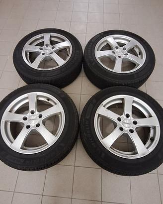 SET 4 CERCHI IN LEGA DEZENT DA 16'' CON ALPINE 7