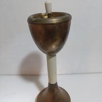 Posacenere a colonna in ottone