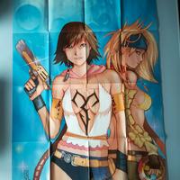 Play Station Final Fantasy X-2. Poster Yuna-Rikku