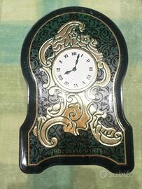 Scatola latta After Eight vintage Orologio 