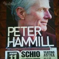 Peter Hammill (Van Der Graaf) tour poster autograf