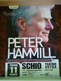 Peter Hammill (Van Der Graaf) tour poster autograf