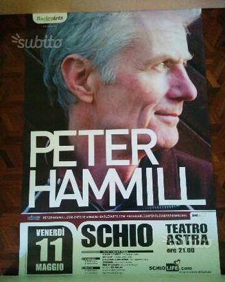 Peter Hammill (Van Der Graaf) tour poster autograf