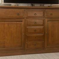 Mobile  soggiorno in legno massiccio