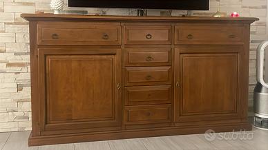 Mobile  soggiorno in legno massiccio